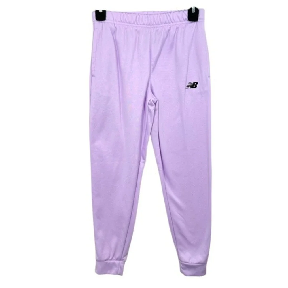 New Balance‎ Kids Girls Lavender Jogger Pants M 10 12 Athletic Track Sweatpants